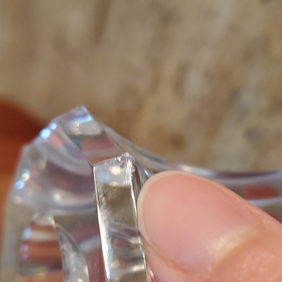 Vintage Val St. Lambert crystal candlestick holder - Picture 16 of 17